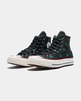 CONVERSE X PATTA CHUCK 70 HI - BLACK/ JOLLYGREEN Classic Chuck sneakers