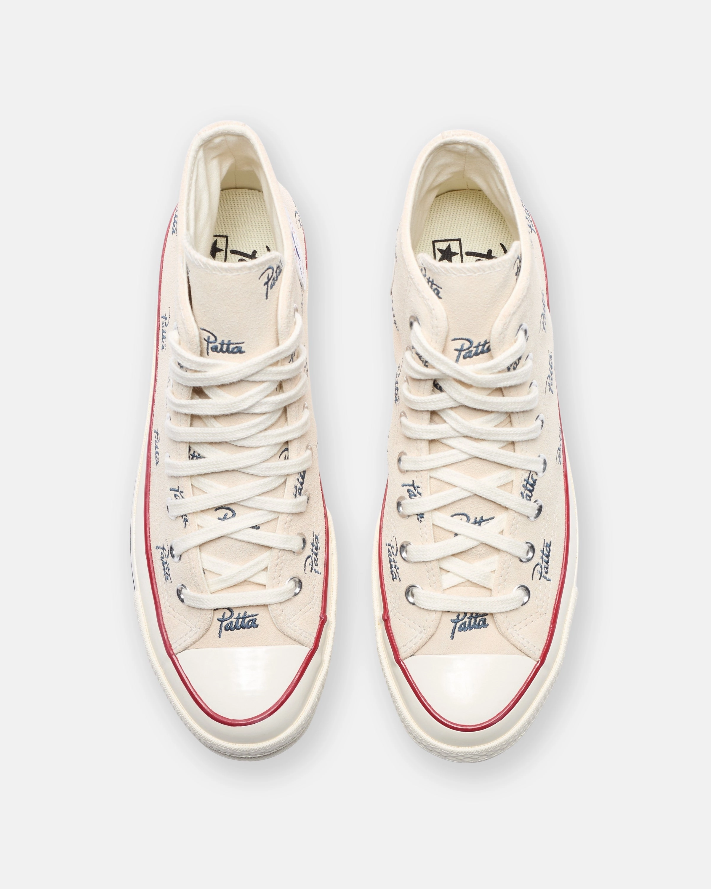 CONVERSE X PATTA CHUCK 70 HI - NATURALIVORY Womens vintage sneakers
