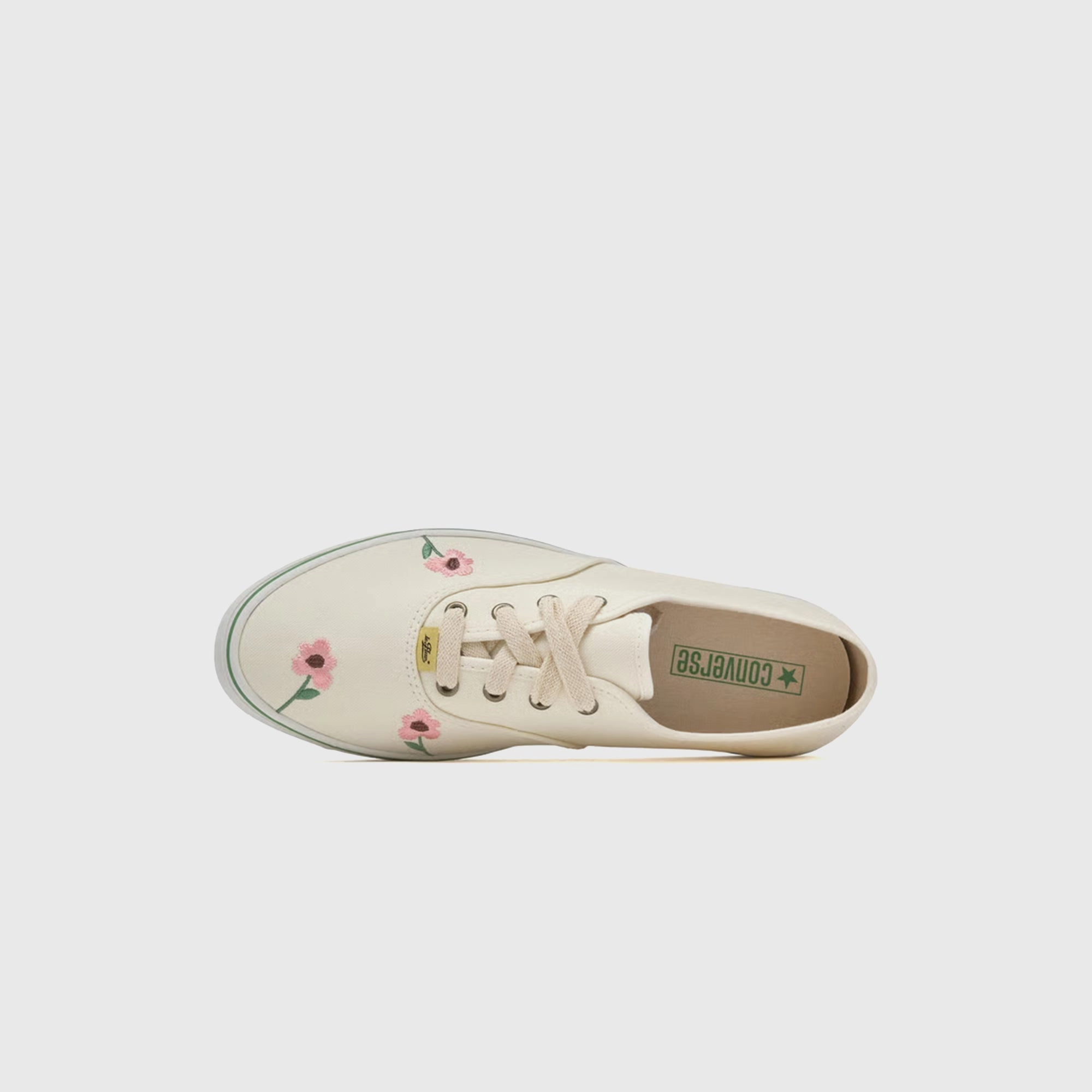 Converse x Tyler The Creator NAUT-1 - Cannoli Cream / Stone Green Heritage style lace-ups