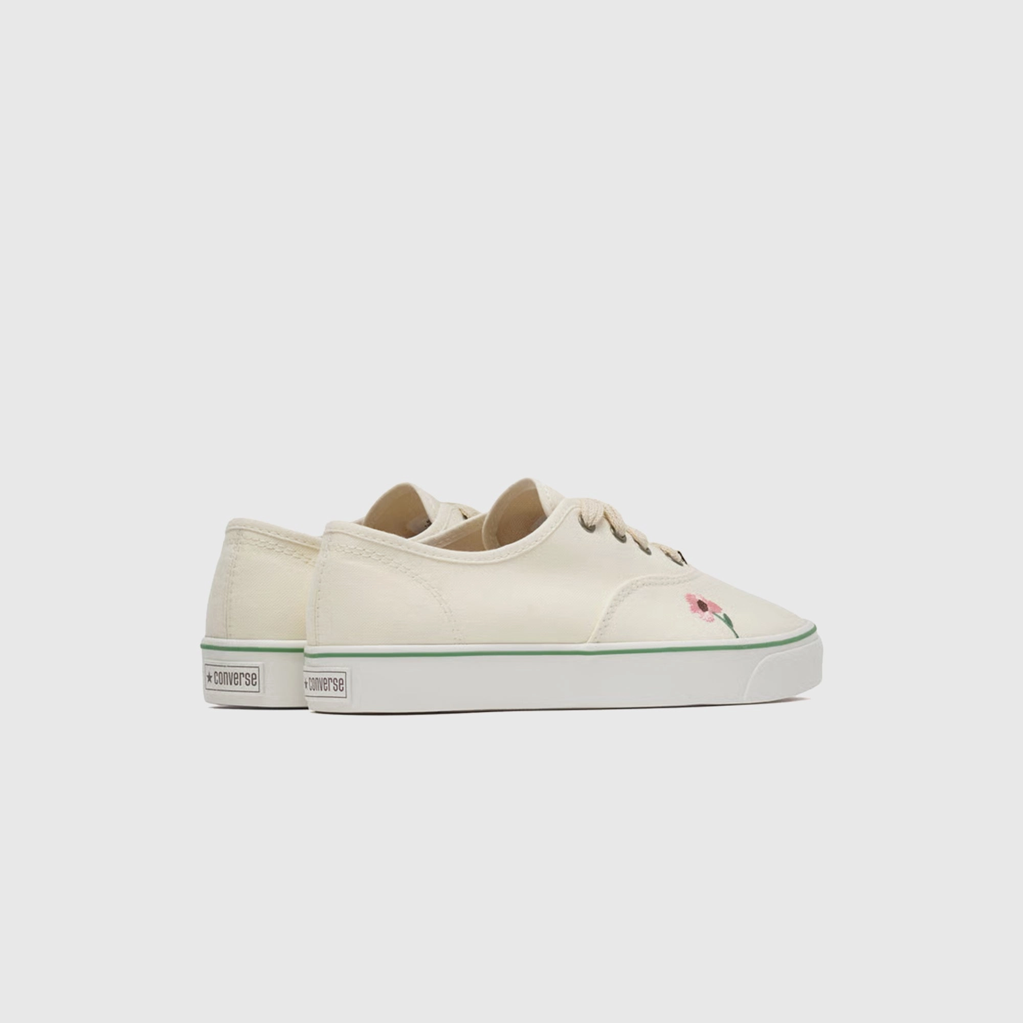 Converse x Tyler The Creator NAUT-1 - Cannoli Cream / Stone Green Heritage style lace-ups