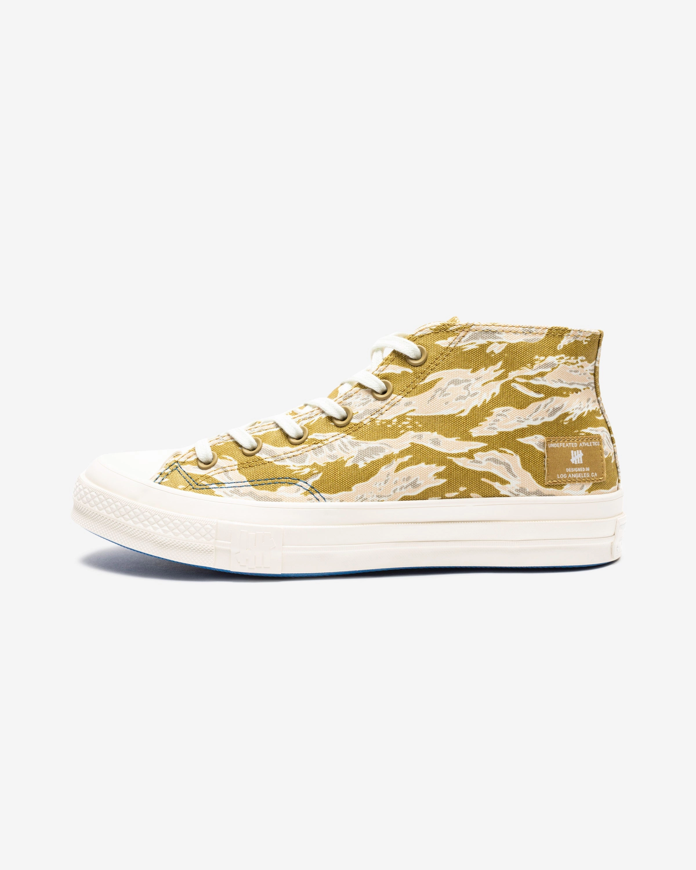 CONVERSE X UNDEFEATED CHUCK 70 MID - AMBERGREEN/ SEMOLINA/ EGRET Womens vintage sneakers