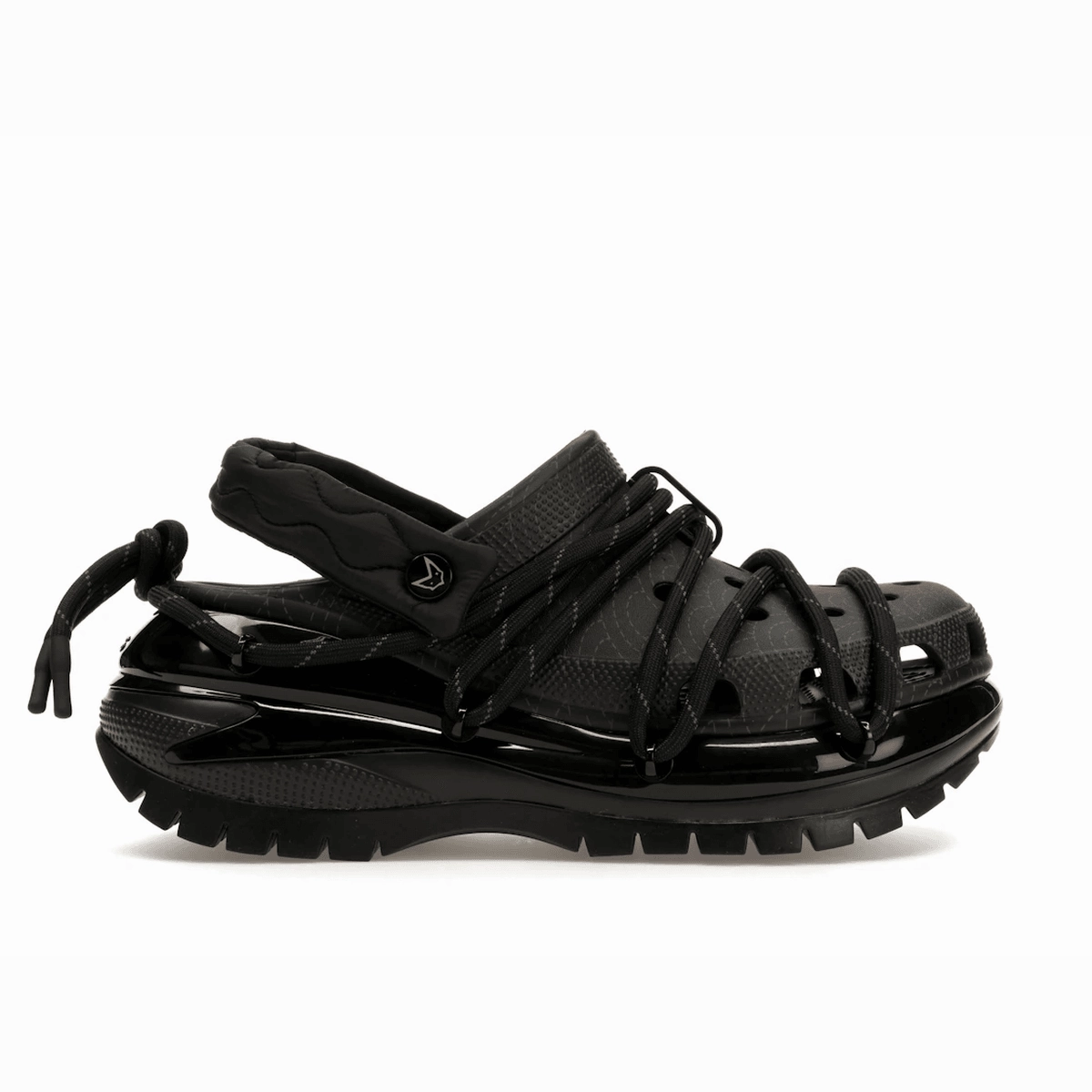 Crocs Classic Mega Crush Clog Raw Alejandro Black Iconic foam clogs by Crocs