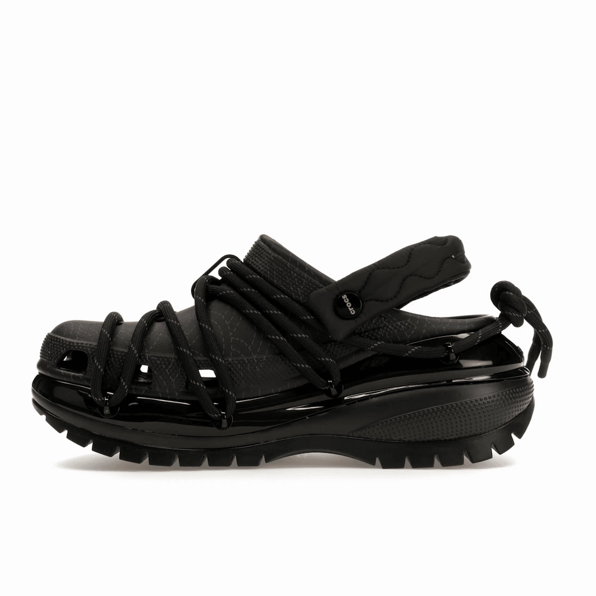 Crocs Classic Mega Crush Clog Raw Alejandro Black Healthcare support shoes