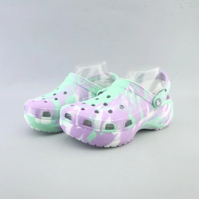 CROCS CLASSIC PLATFORM MARBLED Crocs comfortable casual shoes