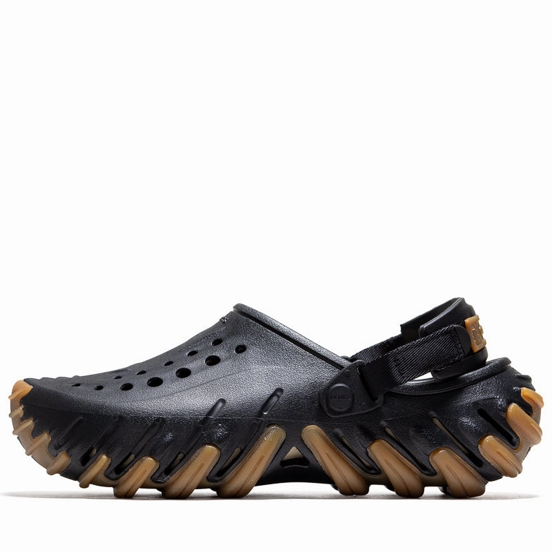 Crocs Echo Gum Ro Clog - Black Crocs lightweight clogs for casual comfort