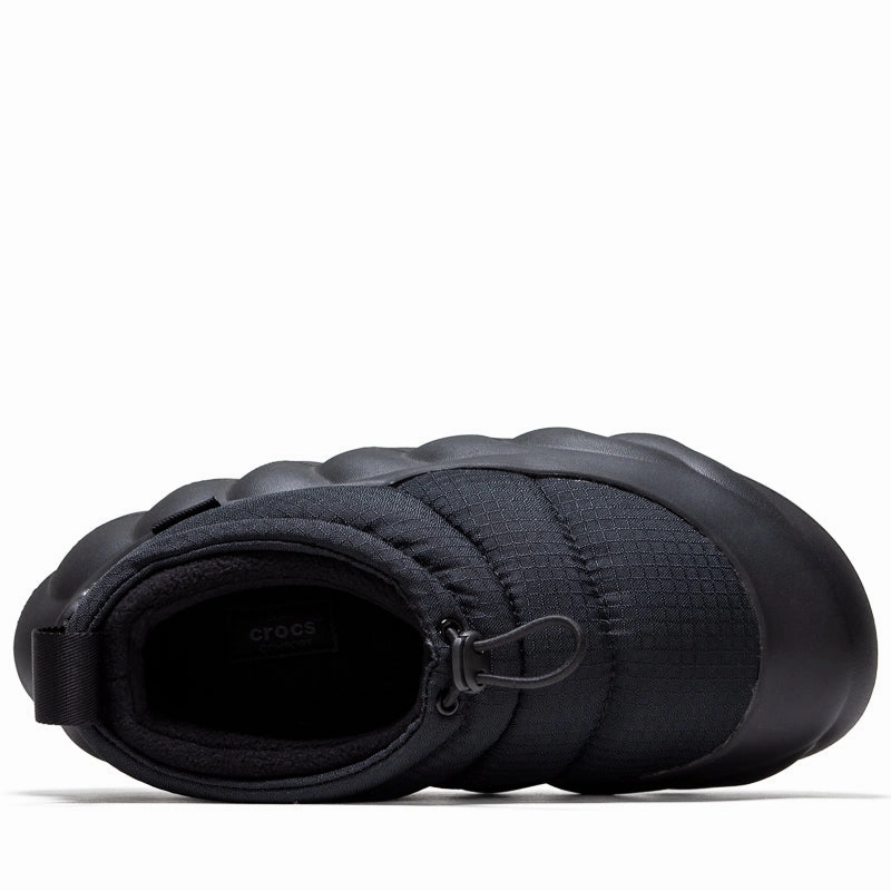 Crocs Overpuff Cordura Shorty - Black Crocs lightweight casual clogs