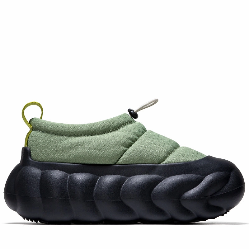 Crocs Overpuff Cordura Shorty - Moss Crocs lightweight casual clogs