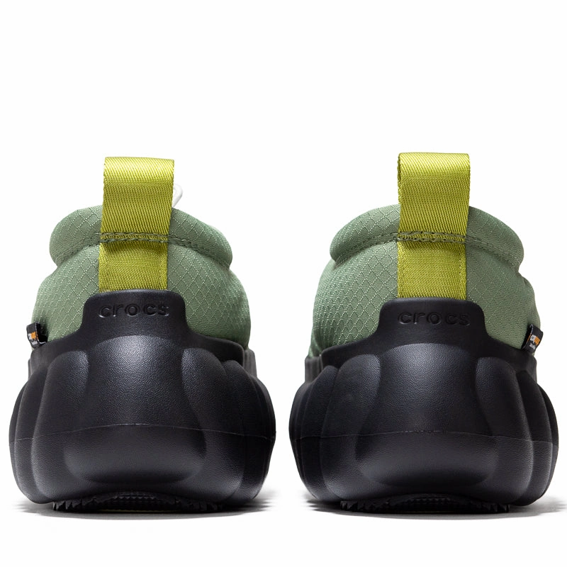 Crocs Overpuff Cordura Shorty - Moss Crocs lightweight casual clogs