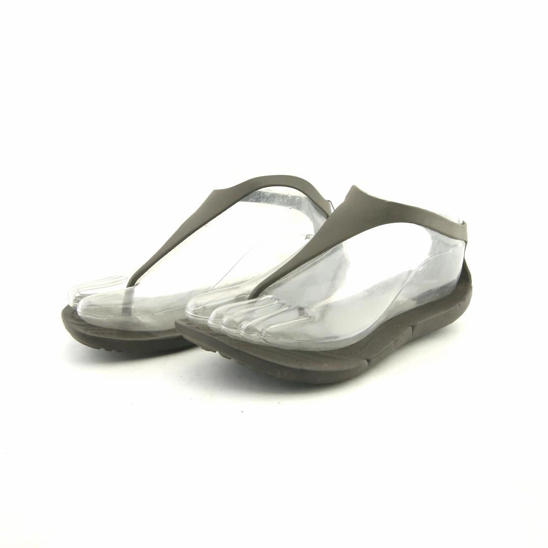 CROCS SEXI T-STRAP ROUND TOE Crocs comfortable casual shoes