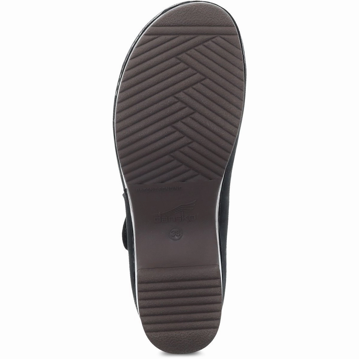 DANSKO BEATRICE BLACK BURNISHED NUBUCK Dansko shoe design close-ups
