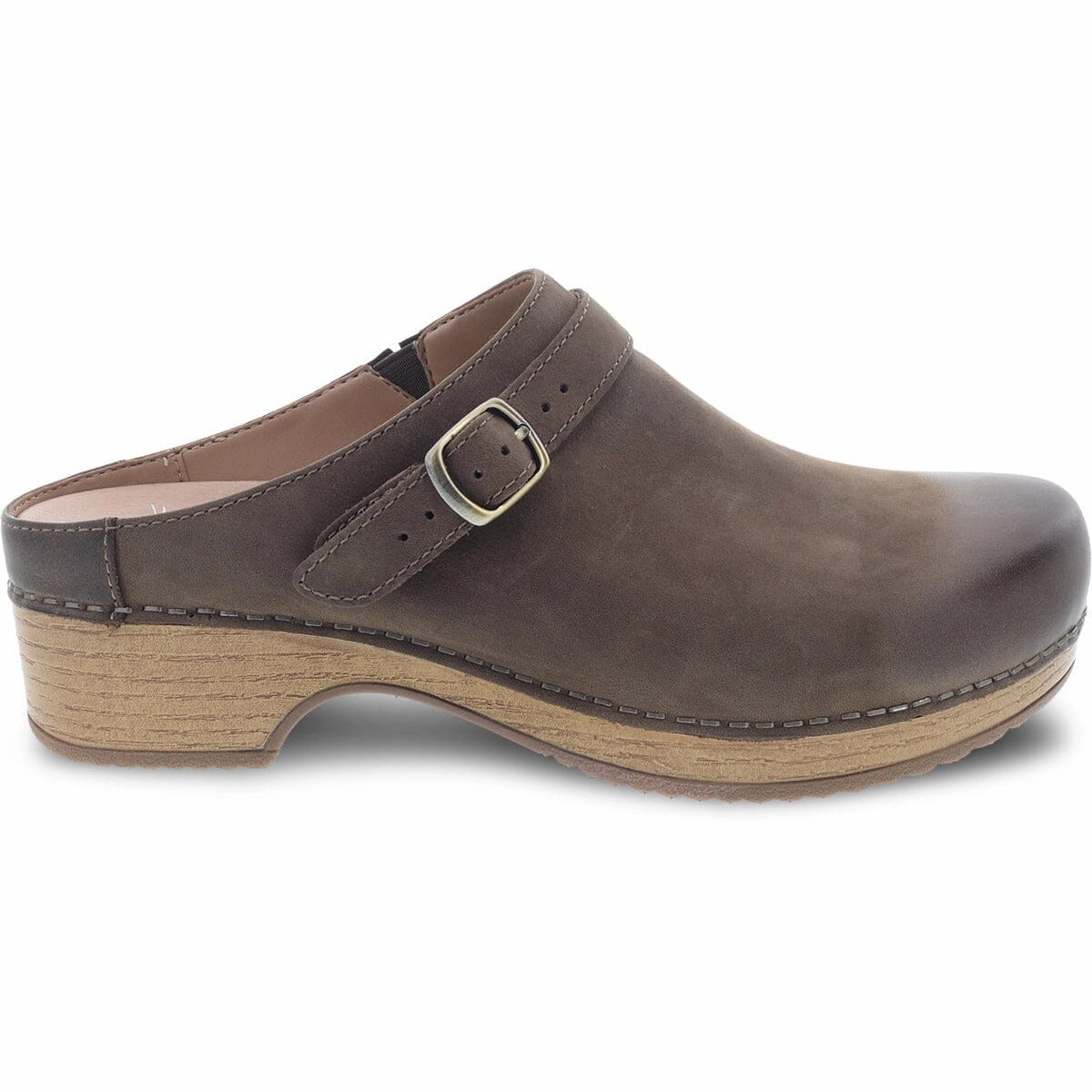 DANSKO BERRY MUSHROOM BURNISHED NUBUCK Dansko shoe design close-ups