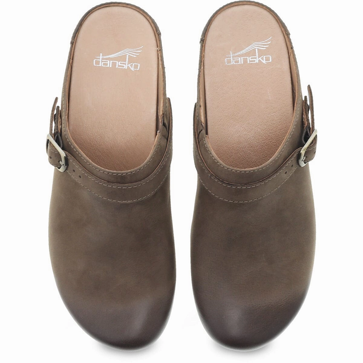 DANSKO BERRY MUSHROOM BURNISHED NUBUCK Dansko shoe design close-ups