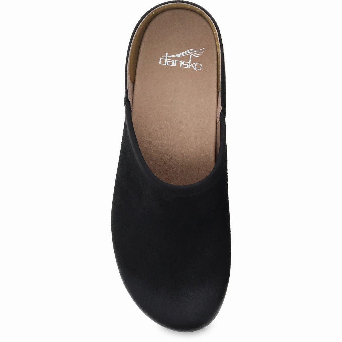 DANSKO BRENNA BLACK BURNISHED SUEDE Dansko shoe design close-ups