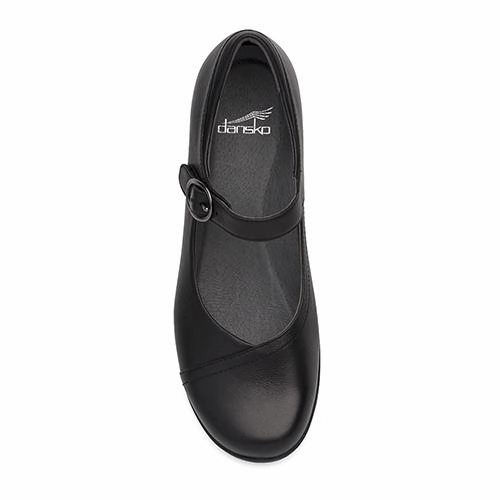 DANSKO FAWNA BLACK MILLED NAPPA Dansko shoe design close-ups