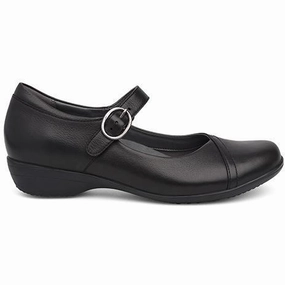 DANSKO FAWNA BLACK MILLED NAPPA Dansko supportive footwear designs