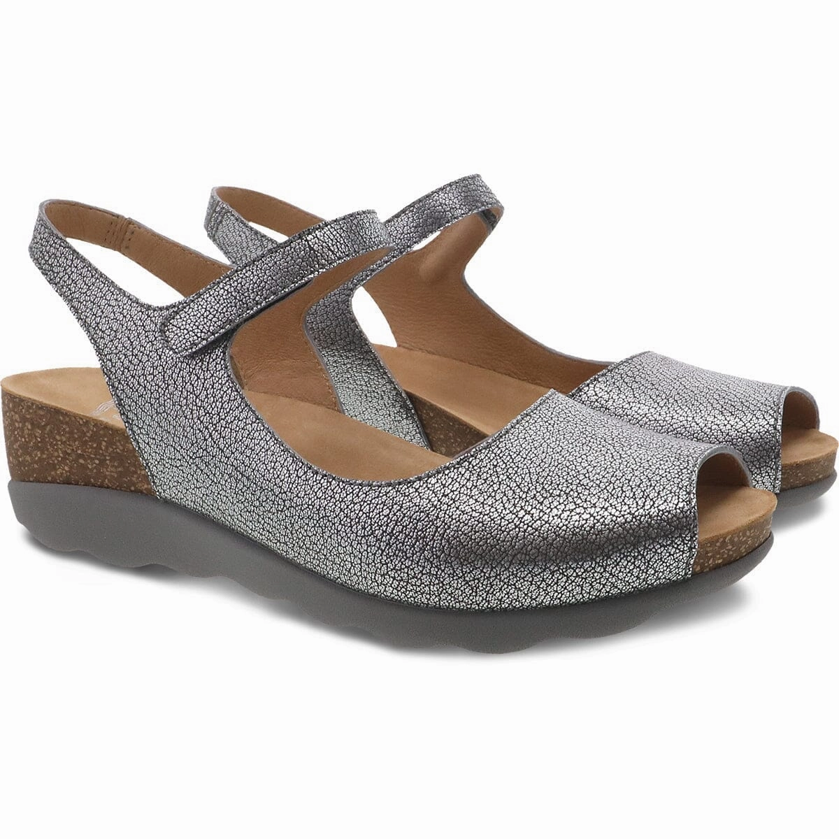 DANSKO MARCY PEWTER METALLIC - FINAL SALE! Dansko shoe design close-ups