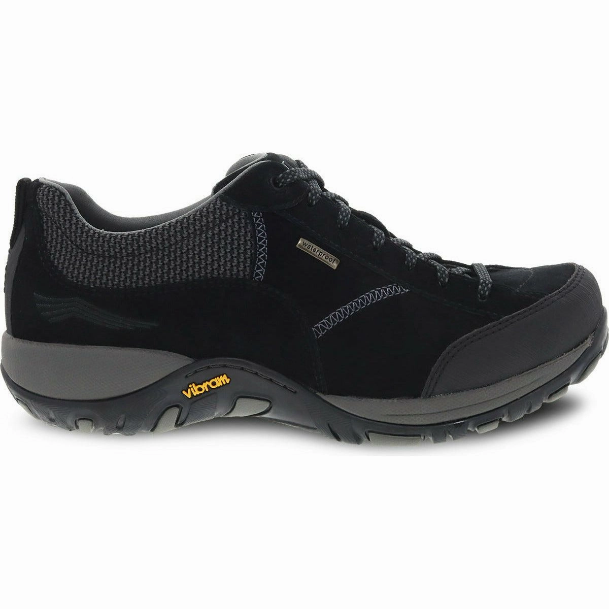 DANSKO PAISLEY BLACK SUEDE WOMEN'S WIDE Dansko shoe design close-ups