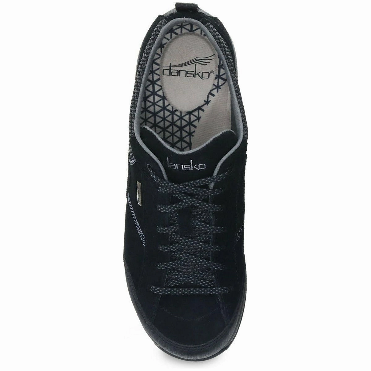 DANSKO PAISLEY BLACK SUEDE WOMEN'S WIDE Dansko shoe design close-ups