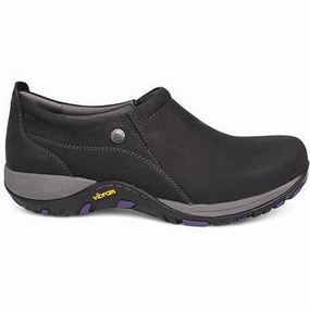 DANSKO PATTI BLACK MILLED NUBUCK Dansko supportive footwear designs
