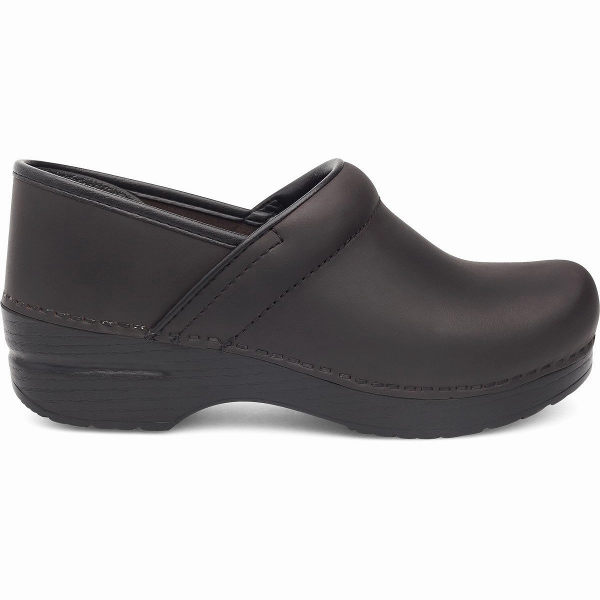 DANSKO PROFESSIONAL MEN'S ANTIQUE BROWN Dansko shoe design close-ups