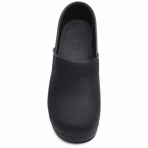 DANSKO PROFESSIONAL MEN'S BLACK OILED Dansko shoe design close-ups