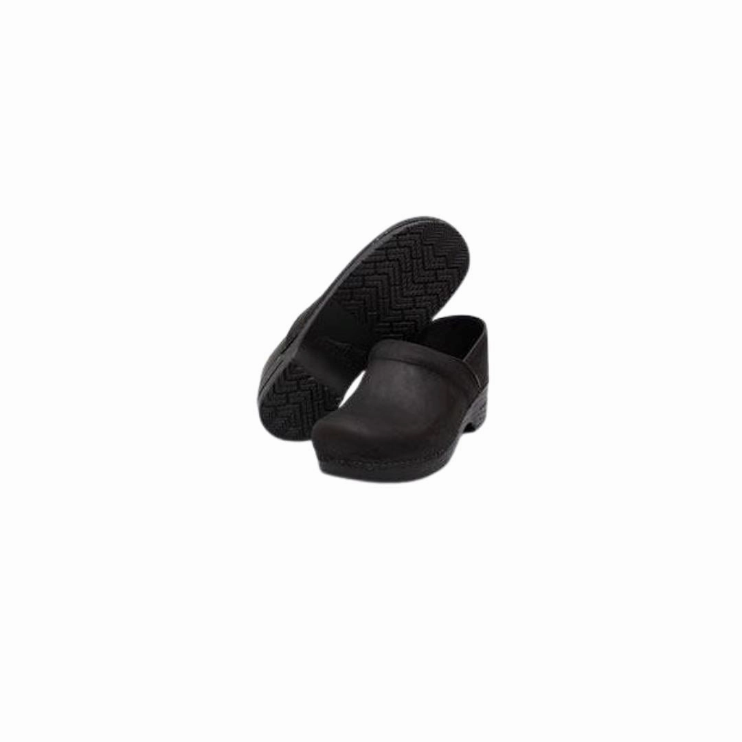 DANSKO PROFESSIONAL MEN'S BLACK OILED Dansko shoe design close-ups