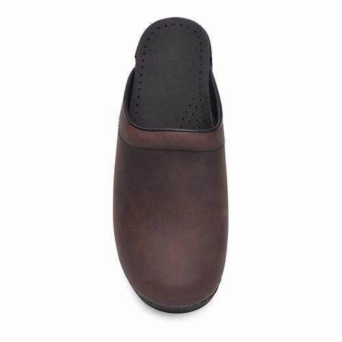 DANSKO SONJA ANTIQUE BROWN Dansko shoe design close-ups