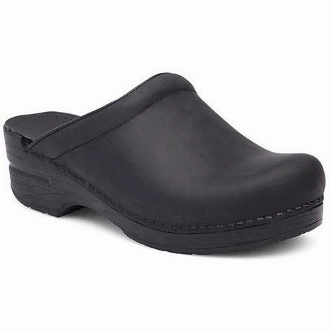 DANSKO SONJA BLACK OILED Dansko supportive footwear designs