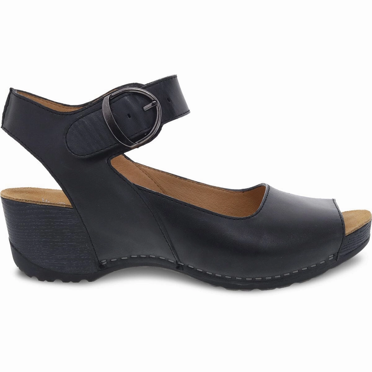 DANSKO TIANA BLACK BURNISHED - FINAL SALE! Dansko shoe design close-ups