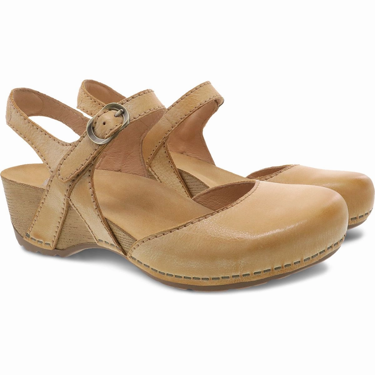 DANSKO TIFFANI MILLED BURNISHED Dansko shoe design close-ups