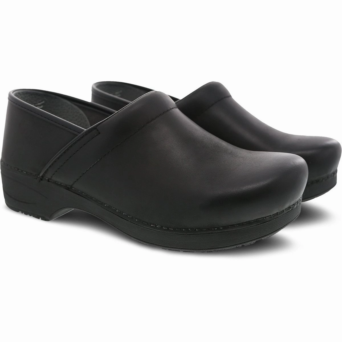 DANSKO XP 2.0 MEN'S BLACK BURNISHED NUBUCK Dansko shoe design close-ups