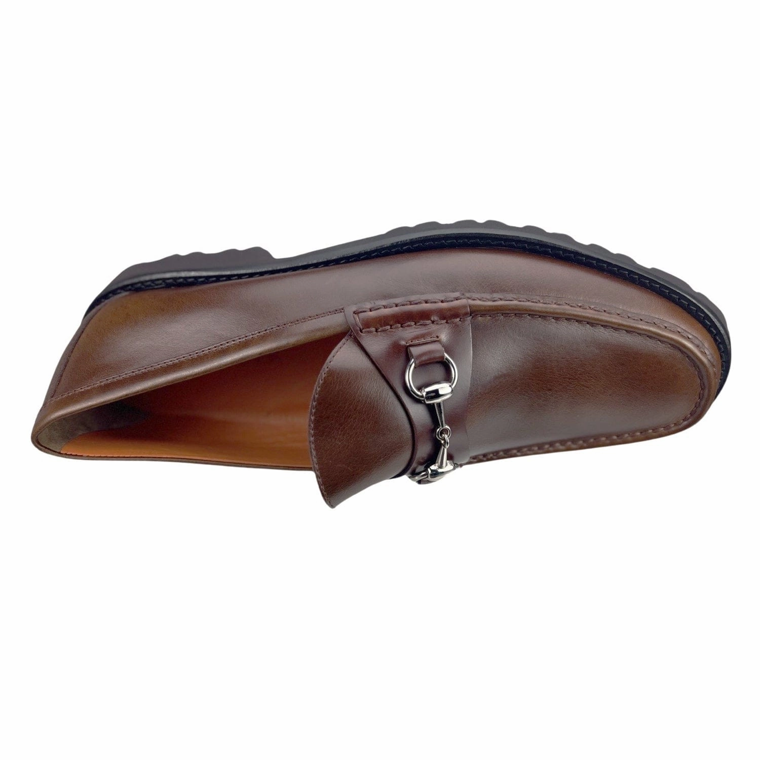 Diego Extra-Light Lugsole Bit Loafer Peter Huber luxury leather shoes