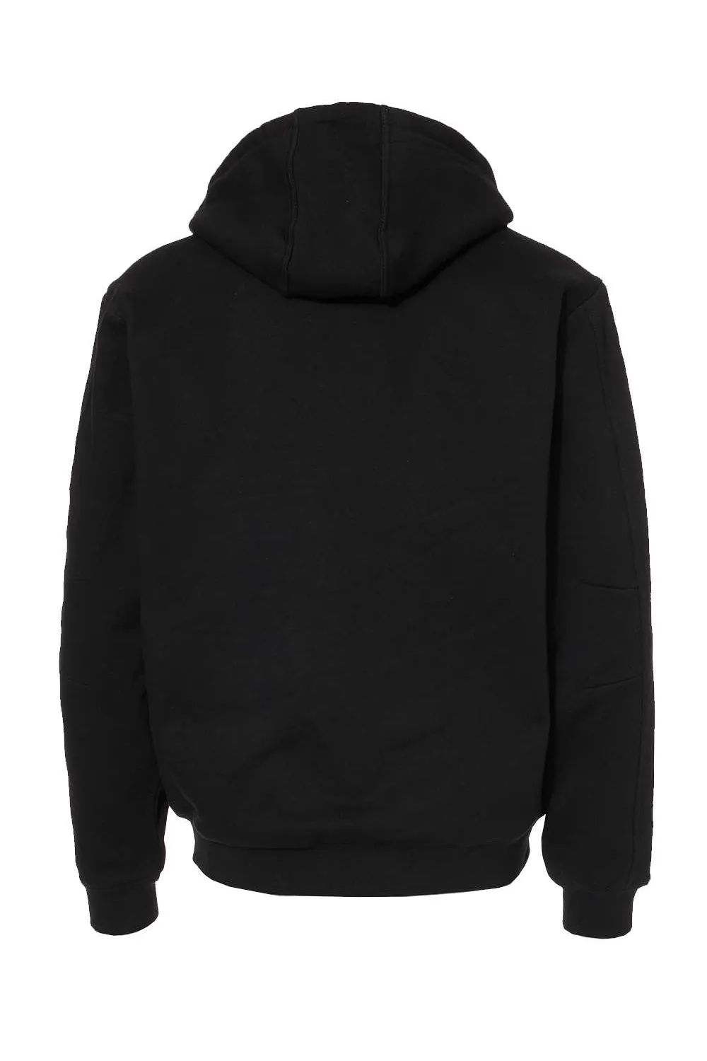 Dri Duck Mens Crossfire PowerFleece Full Zip Hooded Sweatshirt Hoodie w/ Pockets - Black  Discount Clothing Dri-Duck