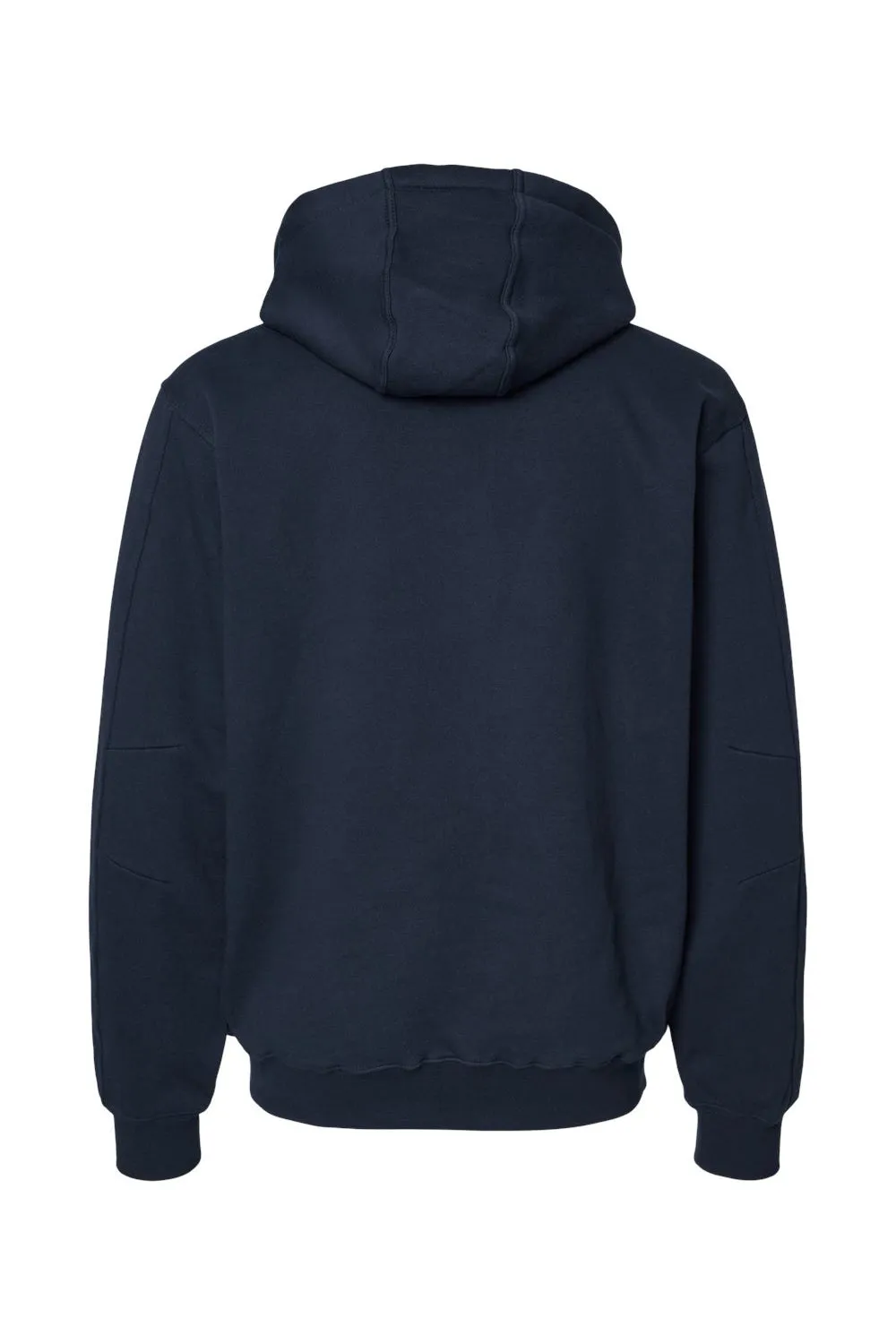 Dri Duck Mens Crossfire PowerFleece Full Zip Hooded Sweatshirt Hoodie w/ Pockets - Navy Blue  Discount Clothing Dri-Duck