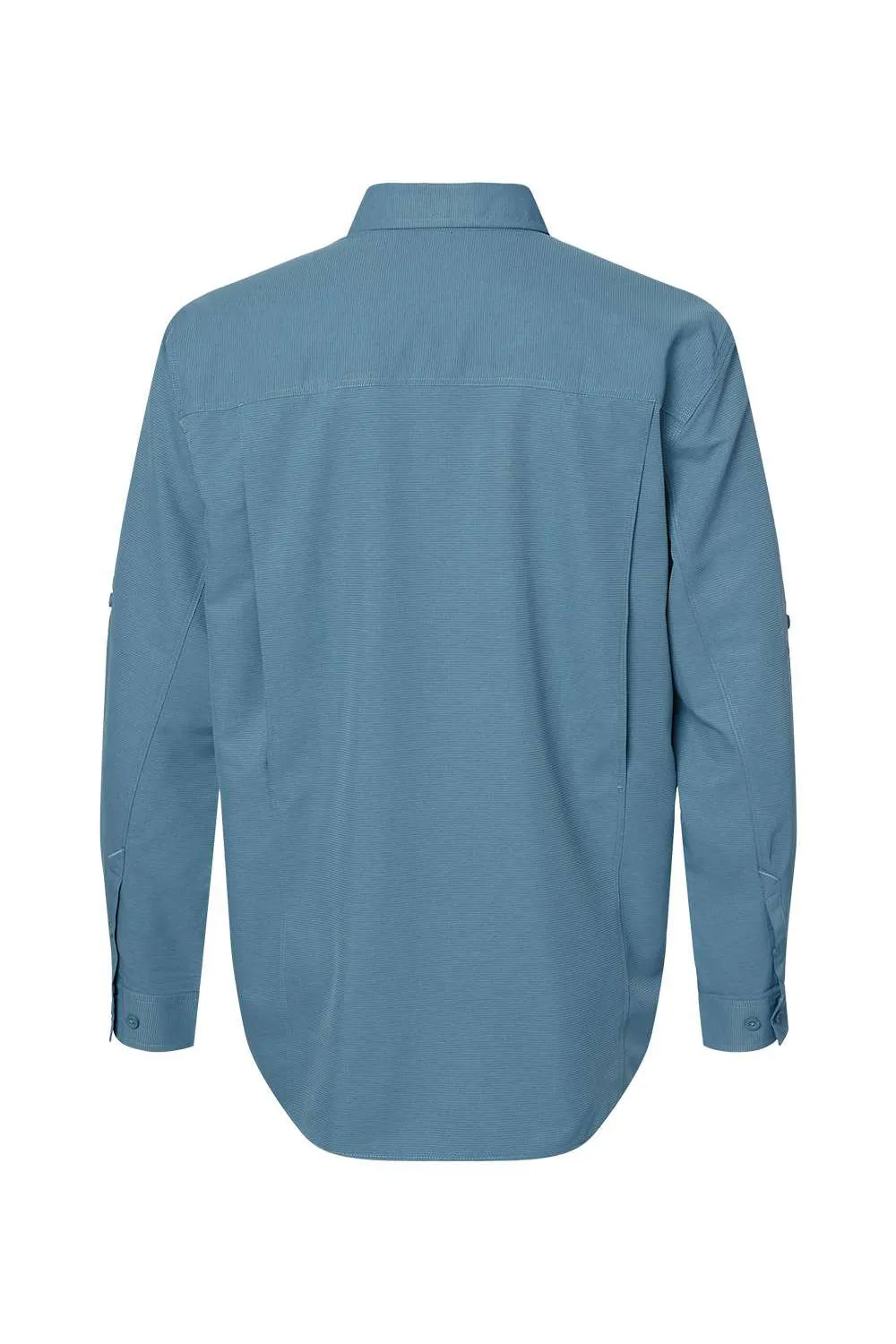 Dri Duck Mens Crossroad UPF 50  Long Sleeve Button Down Shirt w/ Double Pockets - Slate Blue  Discount Clothing Dri-Duck