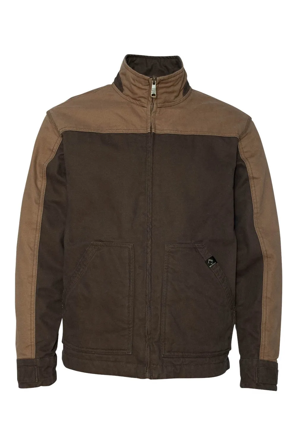 Dri Duck Mens Horizon Canvas Full Zip Jacket - Tobacco Brown/Field Khaki  Discount Clothing Dri-Duck