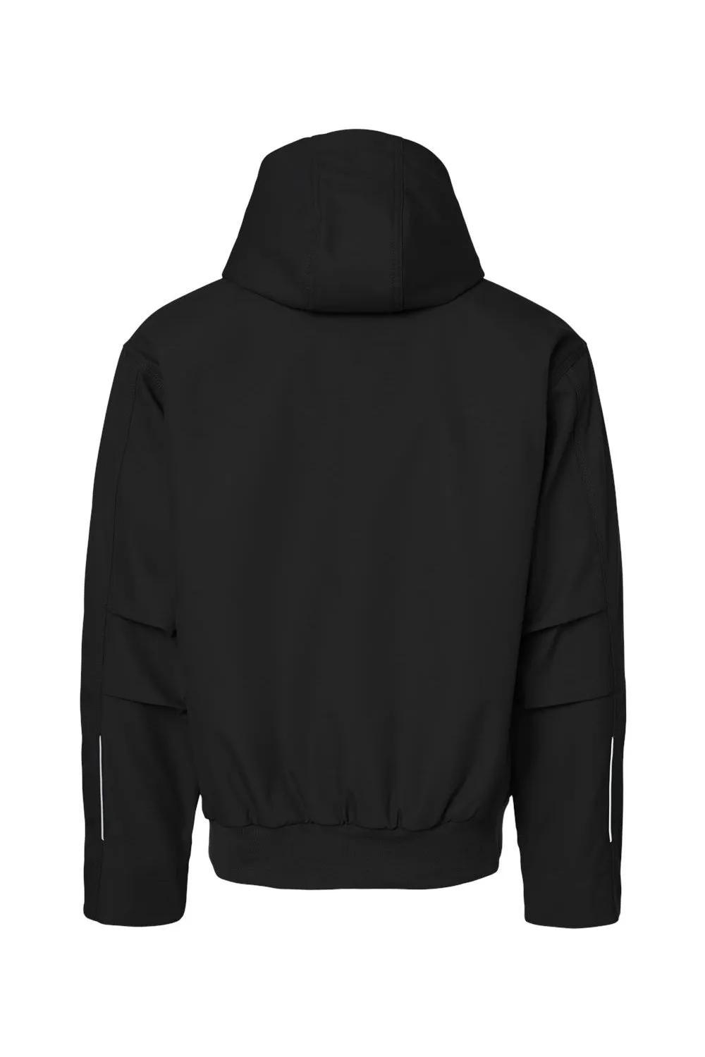 Dri Duck Mens Rubicon Water Resistant Full Zip Hooded Jacket - Black  Discount Clothing Dri-Duck