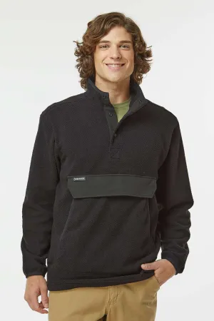 Dri Duck Mens Timber Mountain Anti Static Fleece Sweatshirt w/ Pouch Pocket - Black  Discount Clothing Dri-Duck