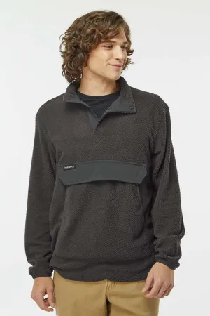 Dri Duck Mens Timber Mountain Anti Static Fleece Sweatshirt w/ Pouch Pocket - Charcoal Grey  Discount Clothing Dri-Duck