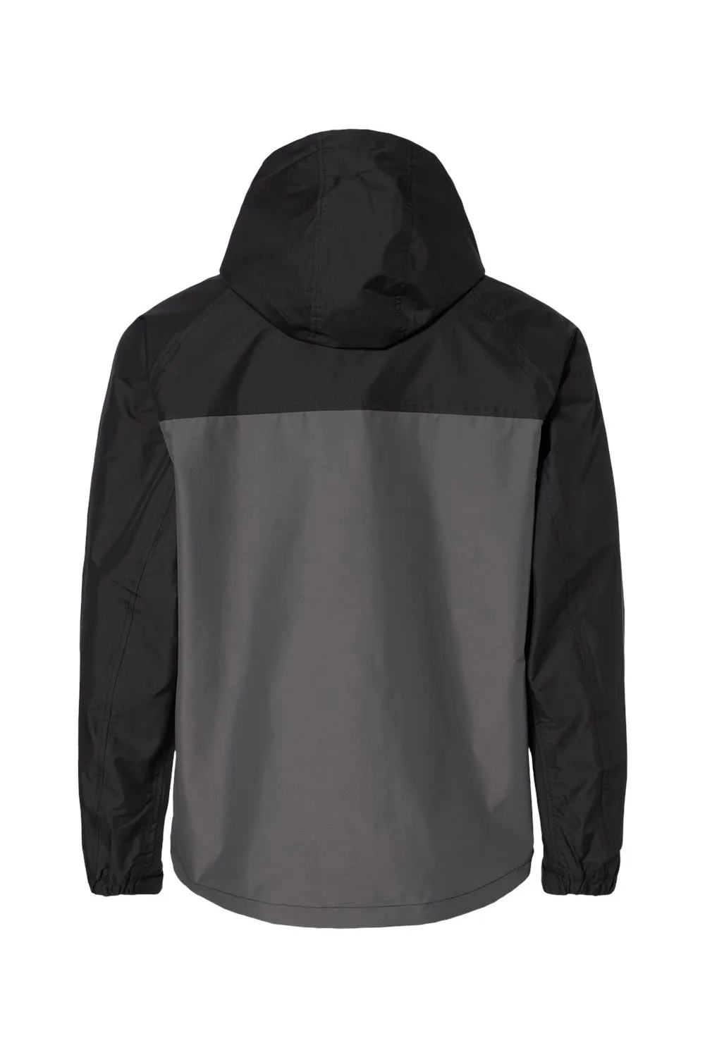Dri Duck Mens Torrent Wind & Waterproof Full Zip Hooded Jacket - Charcoal Grey/Black  Discount Clothing Dri-Duck