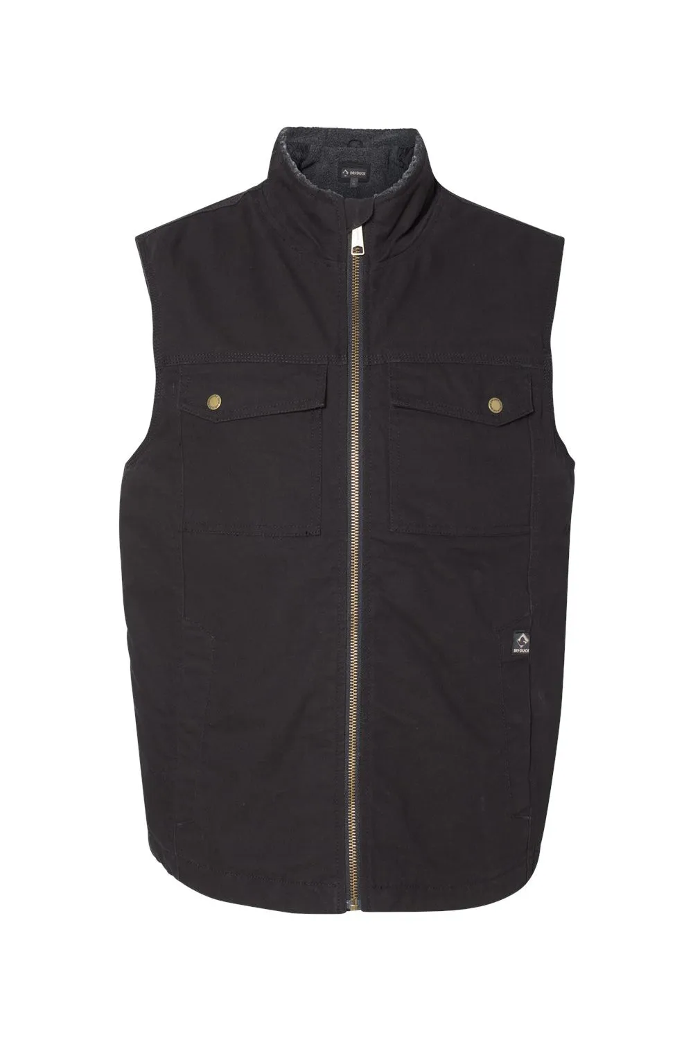 Dri Duck Mens Trek Full Zip Vest - Black  Discount Clothing Dri-Duck