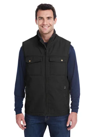 Dri Duck Mens Trek Full Zip Vest - Black  Discount Clothing Dri-Duck