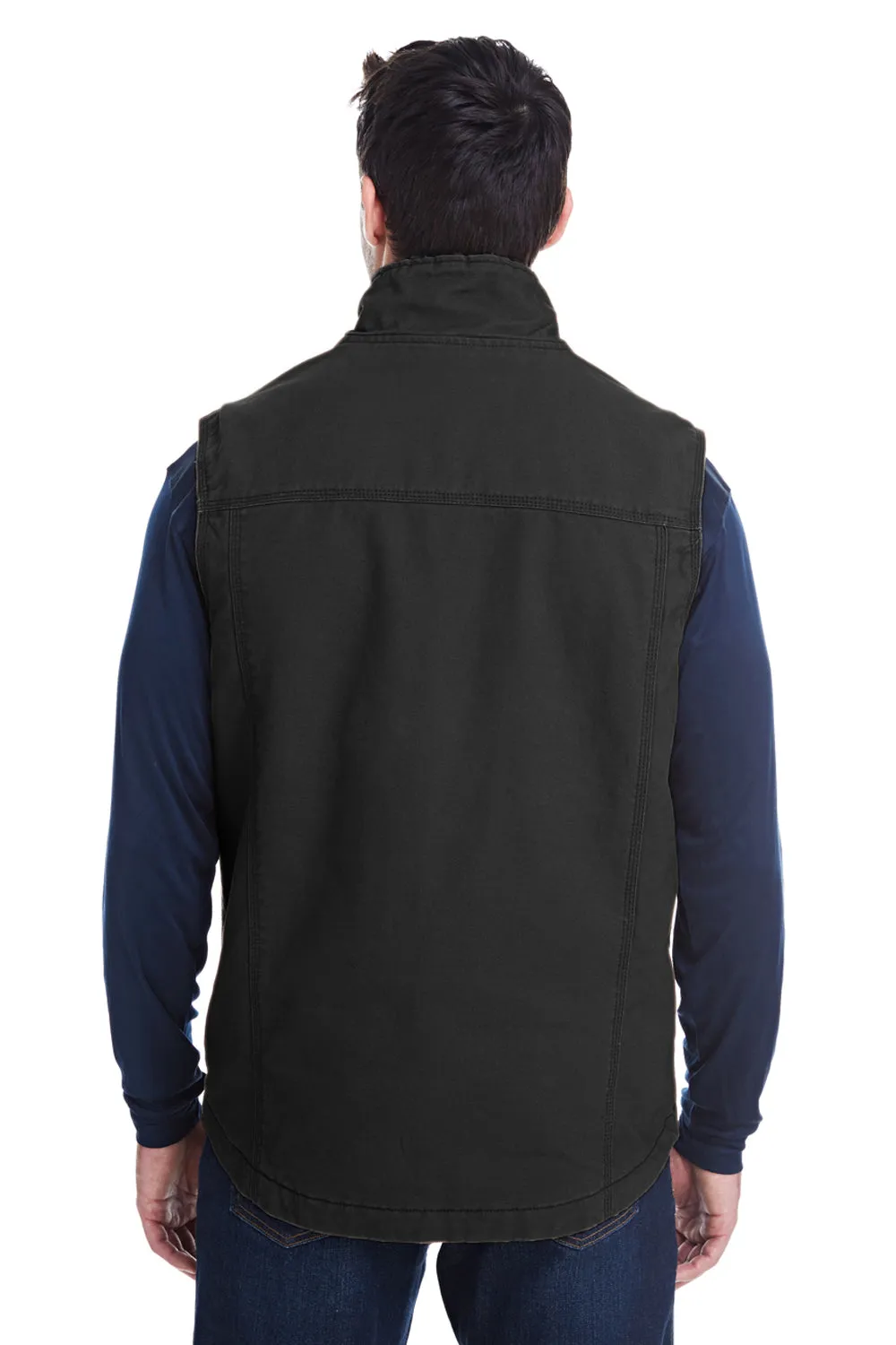 Dri Duck Mens Trek Full Zip Vest - Black  Discount Clothing Dri-Duck