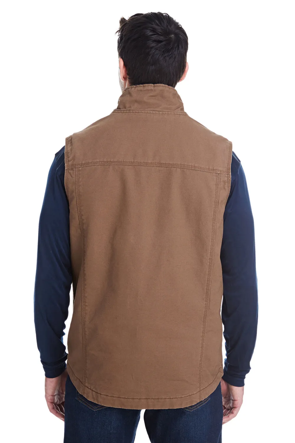 Dri Duck Mens Trek Full Zip Vest - Field Khaki Brown  Discount Clothing Dri-Duck
