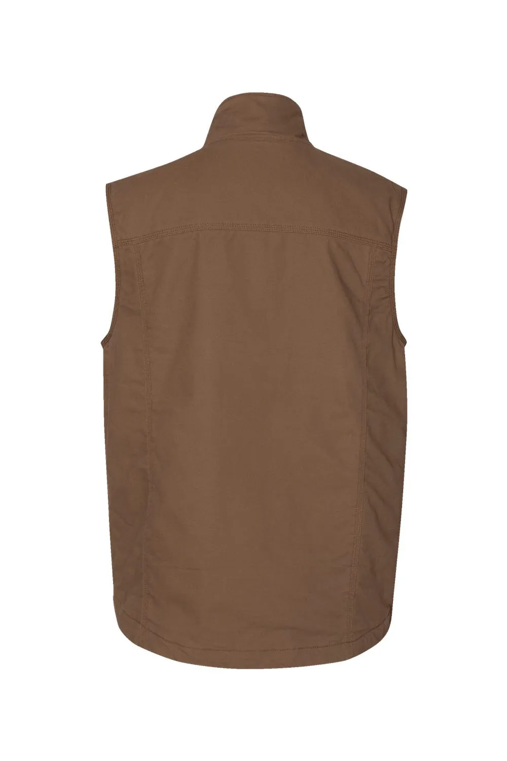 Dri Duck Mens Trek Full Zip Vest - Field Khaki Brown  Discount Clothing Dri-Duck