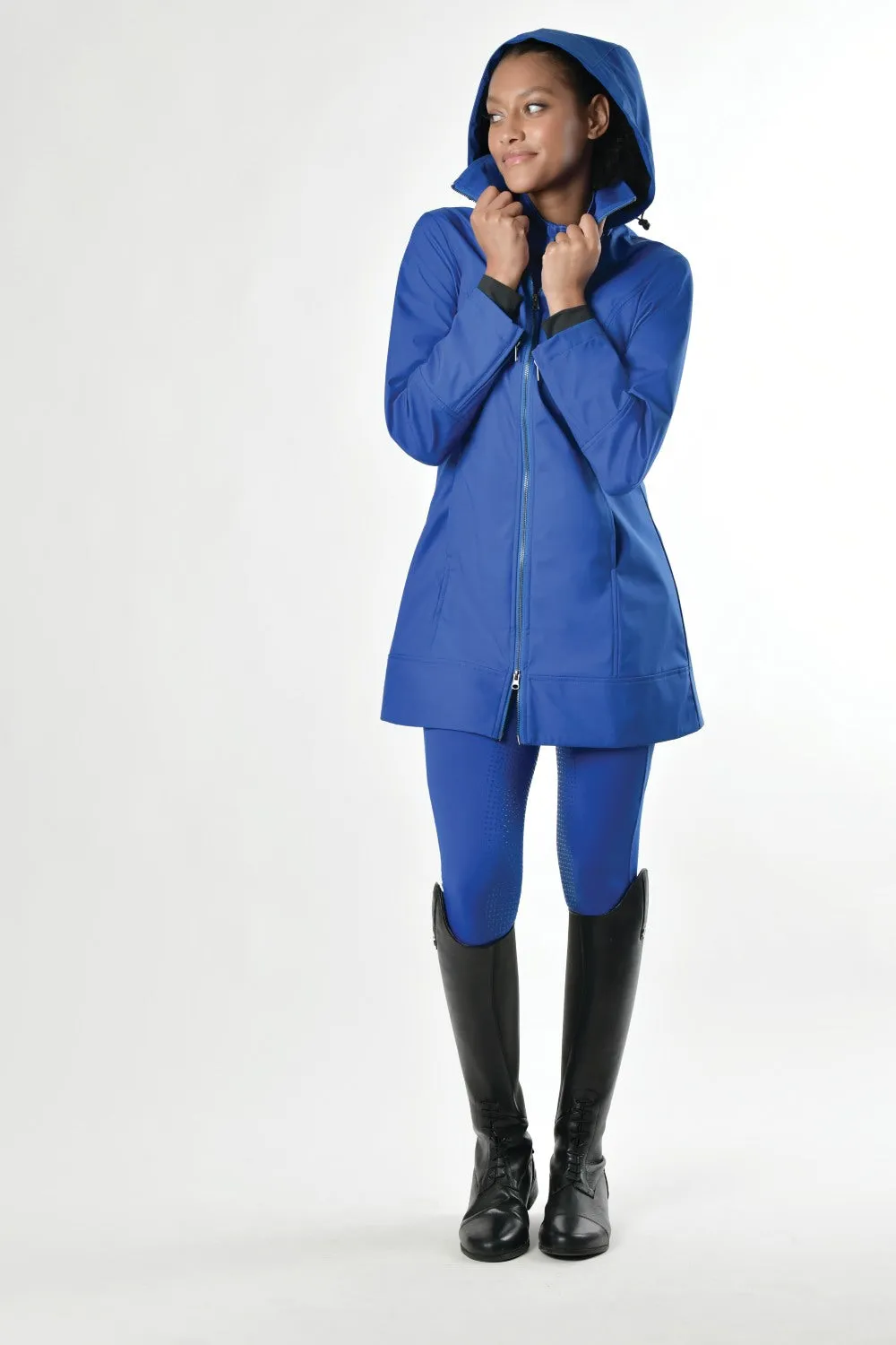 Dublin Ladies Remy Showerproof Soft Zip Jacket with Hood Dublin