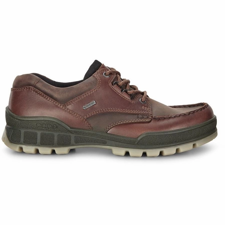 ECCO TRACK 25 SHOE MEN'S BISON Ecco premium leather footwear