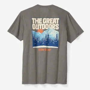 Eddie Bauer Graphic T-Shirt - Great Outdoors - Gray Heather Eddie Bauer