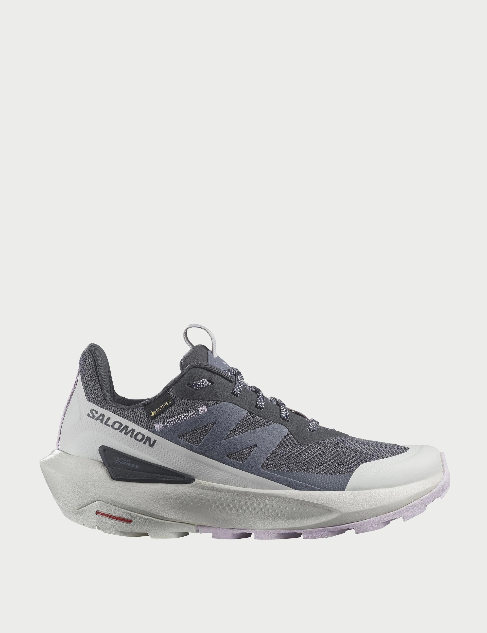 Elixir Activ Gore-Tex - India Ink/Glacier Gray/Orchid Petal Salomon trail running shoes for rugged terrain