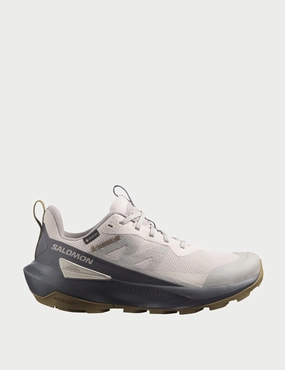 Elixir Activ Gore-Tex - Silver Cloud/Nine Iron/Gothic Olive Salomon trail running shoes for rugged terrain